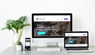 Bankruptcy Website Mockup application design bank bank website branding creative design creative designer creative designs creative logos dailyui design graphic design graphic designer illustration mockup ui ux web design website design website design and development website designer