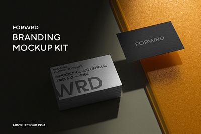 NEW! Forwrd - Branding Mockup Kit brand branding branding mockup brochure business card download free freebie identity letterhead logo mockup mockupcloud portfolio presentation psd showcase stationery template typography