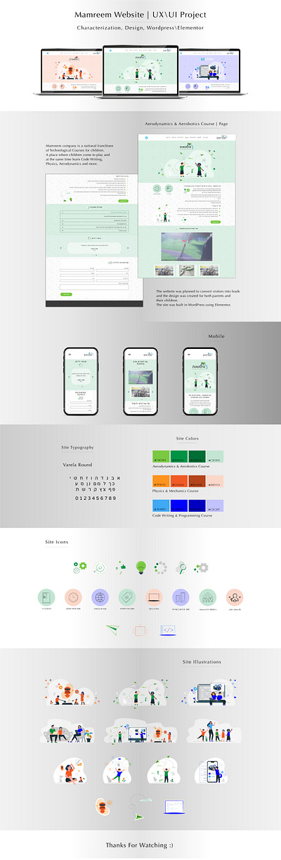 UX\UI | Mamreem Website adobe illustrator adobe photoshop adobe xd elementor graphic designer illustrations product designer user experience user interface web design wordpress