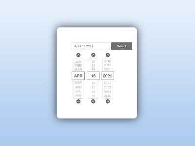 080 Daily UI - Date Picker 080 dailyui dailyui080 dailyuichallenge