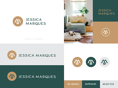 Jessica Marques - Realtor, Personal Branding brand identity brand identity design branding branding agency clean logo interiror logo jm logo logo mark minimalist logo mj logo modern logo monogram personal branding real estate investor logo real estate logo realtor logo