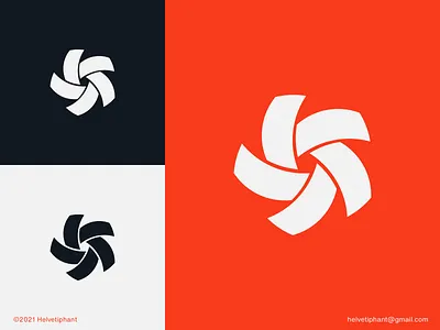 PentaSpin - logo concept brand design brand designer branding circular logo creative logo icon logo logo design logo design concept logo designer logomark mark minimalist logo movements rotating rotating logo shapes spinning spiral whirl