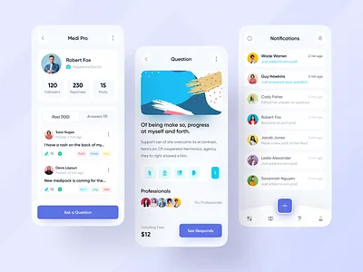 Medi Pro - Medical Help App Exploration 🔥🔥 app design best design best designer best designers best shot creative design design dribbble best shot ios android interface medical app medical care medical design minimal clean new trend modern design popular design popular shot popular trending graphics web app typography