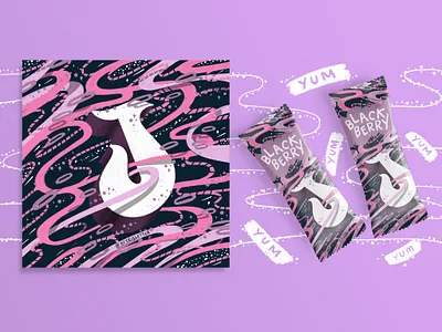 2021 36DOT Series - Letter J alphabet commercial faux 3d food icecream illustration lettering mockup packaging popsicle procreate ribbon typography universe whimsical