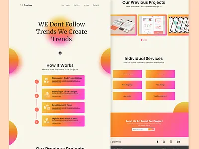 Agency Landing Page Design agency web design agency website auro trend blur background blur background portfolio site branding agency clean design creative agency website gradient websites landing page landing page design landingpage portfolio design portfolio site portfolio website uidesign userinterface web design webdesign website design