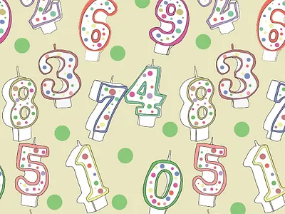 Life’s a Party - candles -Surface Pattern Design candles immersion surface pattern design