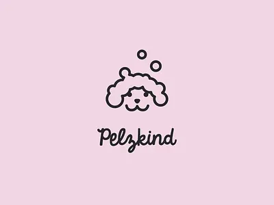 pelzkind branding clean corporate design cute dog art dog illustration dogs happiness happy icon logo logodesign mark packaging petco pets logo petstore pink rose symbol