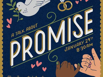 CMD Promise creative mornings dove lettering pinky promise promise