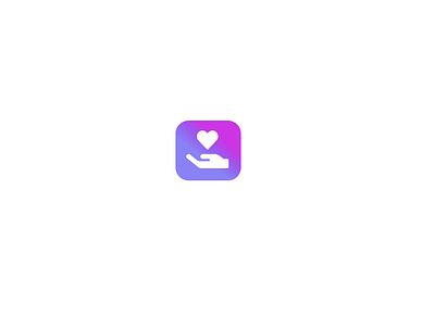 Helping Hand app Icon #dailyUI 005 app branding design icon logo ui web