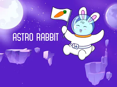 Astro rabbit adobeillustration ai graphic graphic design illustration illustration graphic design ui vector