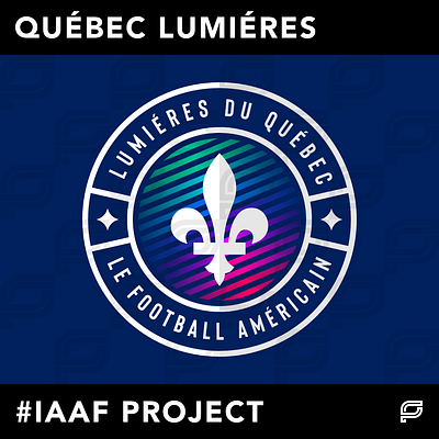 Québec Lumiéres branding design iaafproject logo sportsbranding