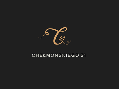 Chelmonskiego21 brand brand identity branding calligraphy clean design design elegant gold illustration logo logomark logotype luxury minimal minimalist real estate branding real estate logo typography ui vector