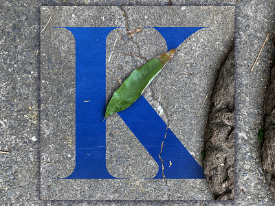 K - 36 Days of Type 36daysoftype adobe alphabet design graphic design illustrator photoshop street typedesign typography