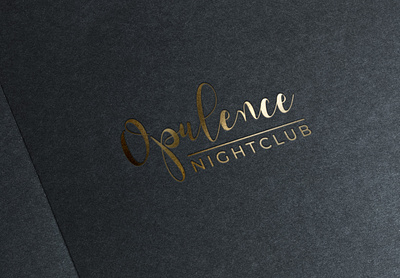 Opulence Nightclub best logo hand drawn hand drawn logo logo script script logo signature signature logo signatures