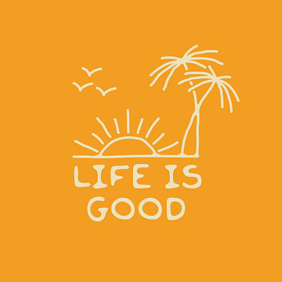 lifeisgood illustration palmtree