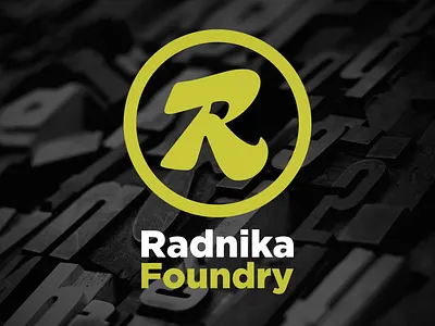 Radnika Type Foundry Logo branding dailylogo design font foundry logo typeface vector