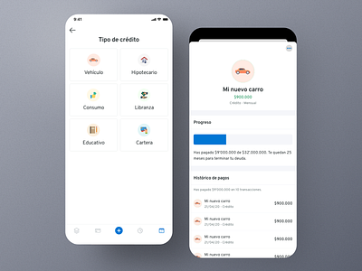 Personal finances app app design app designer budget app credit card finance mobile wallet money management personal finances progress transaction wallet ui