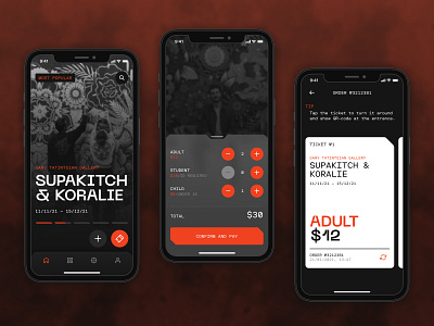 S01. ART APP CONCEPT app app design app ui art brutalism concept design ios iphone mobile mobile app design mobile design ticket app typography ui ux