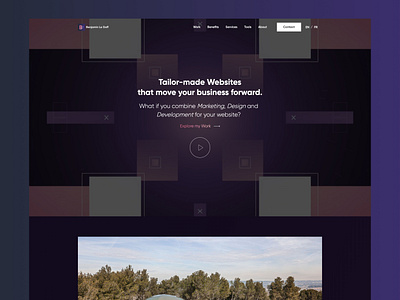 Personal Website | Benjamin Le Goff business website uidesign uxdesign webdesign webflow website