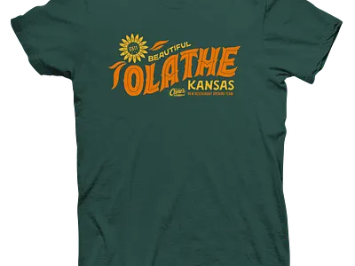 Olathe T-Shirt kansas lettering olathe t shirt t shirt design tee