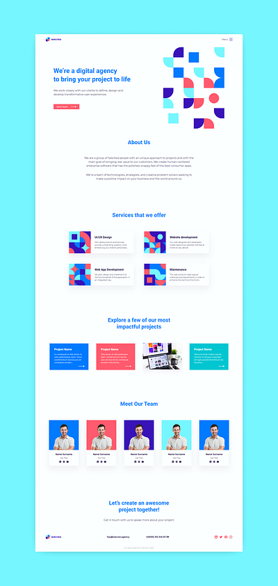 WeCreo - UI/UX Design design flat logo minimal ui ux vector web webdesign website