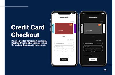 Credit Card Checkout l DailyUI #002 dailyui dailyui002 design figma