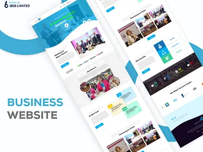 Business Event Website Design design landing page ui ui design ux web