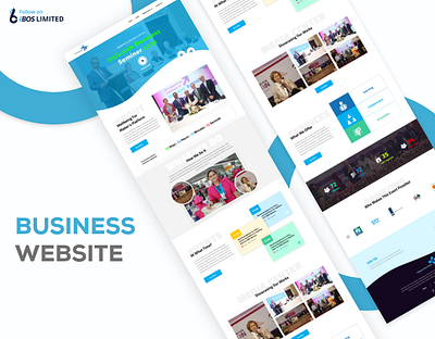 Business Event Website Design design landing page ui ui design ux web