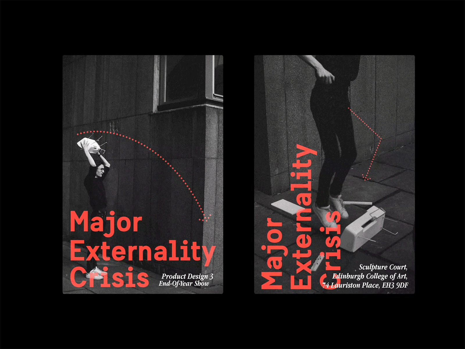 Major Externality Crisis, 2017 animation eca edinburgh exhibition poster product scotland student work