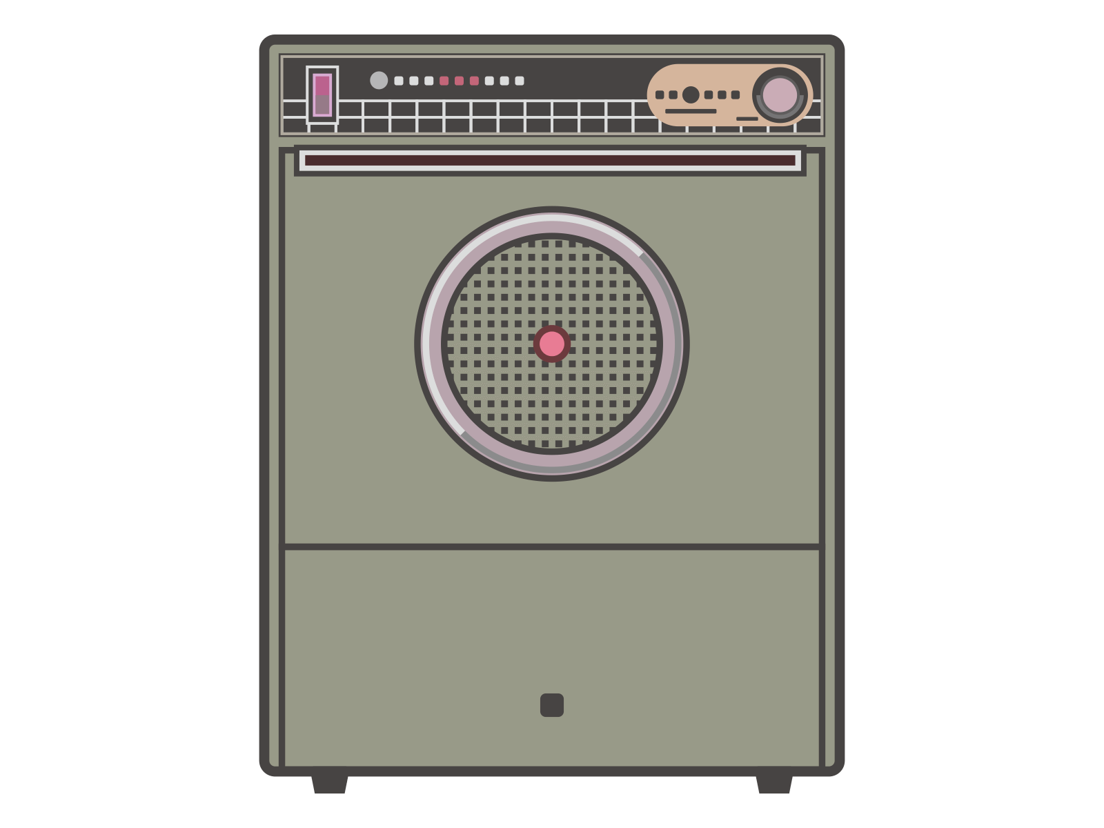 Example of Old type clothes dryer