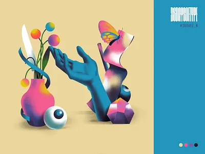 N 36daysoftype art design illustration n sajid typography