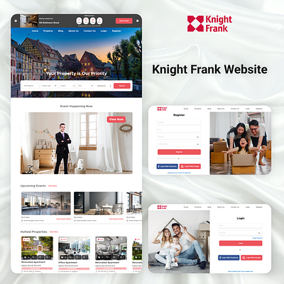 Knight Frank Property property marketing responsive design ui design user experience user interface ux design website