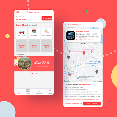 Nagarrni Customer app design fintech lifestyle mobile app mobile app design mobileapp myanmar ui design user experience user interface ux design