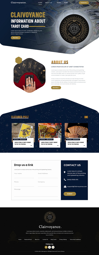 Tarot Card Design graphic design ui website