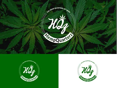 Hemp Quarterz Logo Design branding design designer hemp hemp logo hemp oil logo design logodesign logotype