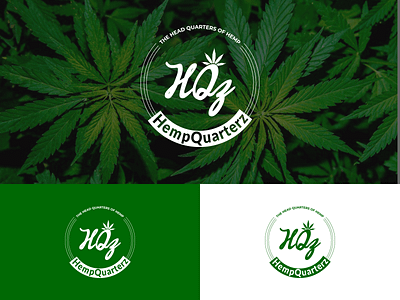 Hemp Quarterz Logo Design branding design designer hemp hemp logo hemp oil logo design logodesign logotype