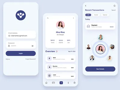 Payment App UI design app uiux branding design icon landing page design minimal payment app ux vector web