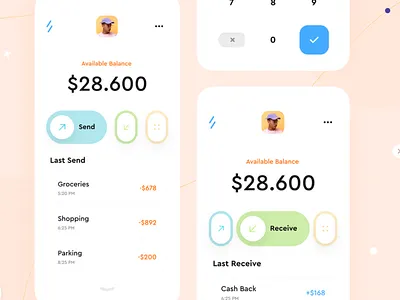 Modern and elegant mobile app design app uiux design ui web