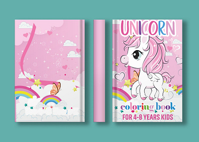 unicorn Coloring Book coloring book coloring page coloringbook kdp cover unicorn