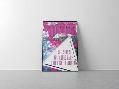 Northside Festival Poster design graphic design merch design poster design print typography