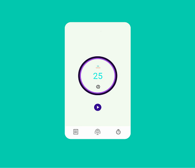 Countdown android app app design countdown timer design ui