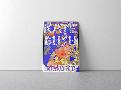 Kate Bush Poster design graphic design merch design poster design print typography