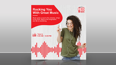 Music Social Media Banner Design advertising brand design branding design facebook ad fm fm station ad fm station banner design graphic design instagram ad instagram banner instagram post music music app music art music facebook ad music facebook banner music flyer music template design social media advertising