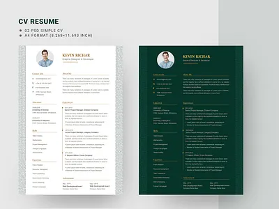 Luxury Resume Template clean creative cv doc docx infographic job manager microsoft minimalist modern professional resume template word
