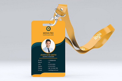 Professional company Id Card Design Template branding card card design corporate branding design template employer id card free download psd free download t shirt mockup free mockup free psd graphic design id card design idcard identity identity design mockup mockup psd print design print designer psd download