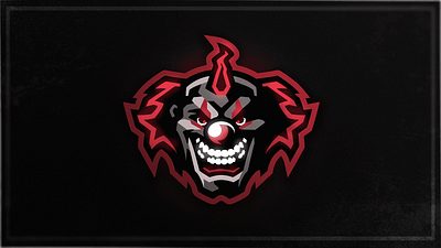 Clown Mascot Logo angry art branding clown design e sports fear illustration logo mascot mascot logo pennywise vector