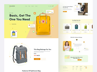 Product Web UI Exploration || 2021 2021 trend bag concept dribbble best shot homepage landingpage minimal popular product website redesign top ui ux uidesign uidesigner uiux uiuxdesign web web design webdesign website design