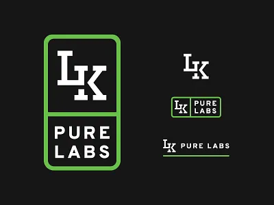 LK Pure Labs Rebrand branding cannabis logo