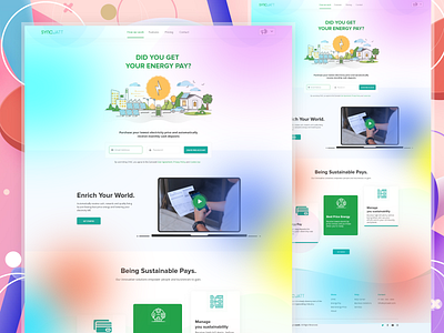 Energy Sales Landing Page! character clean color concept creative design minimal mobile modern ui ui design uidesign uiux ux web web design webdesign website xd xd design