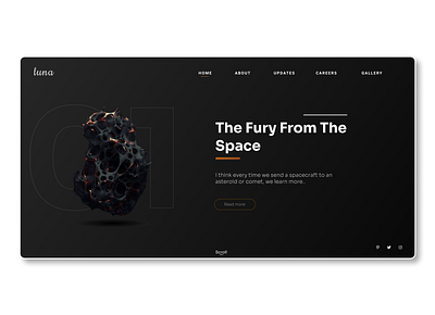 Asteroid adventure beautiful black blackandgold design figma figmadesign illustration spacewebdesign ui ui ux ui design uidesign uiux designer uiuxdesign uiuxdesigner ux uxd uxdesigns web